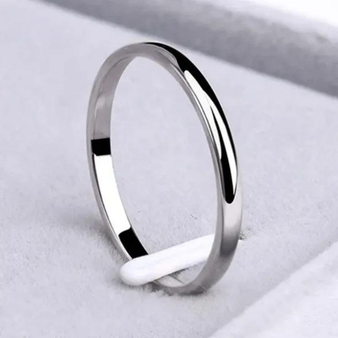 Classic Gold Polished Band Ring Diane Jewelry