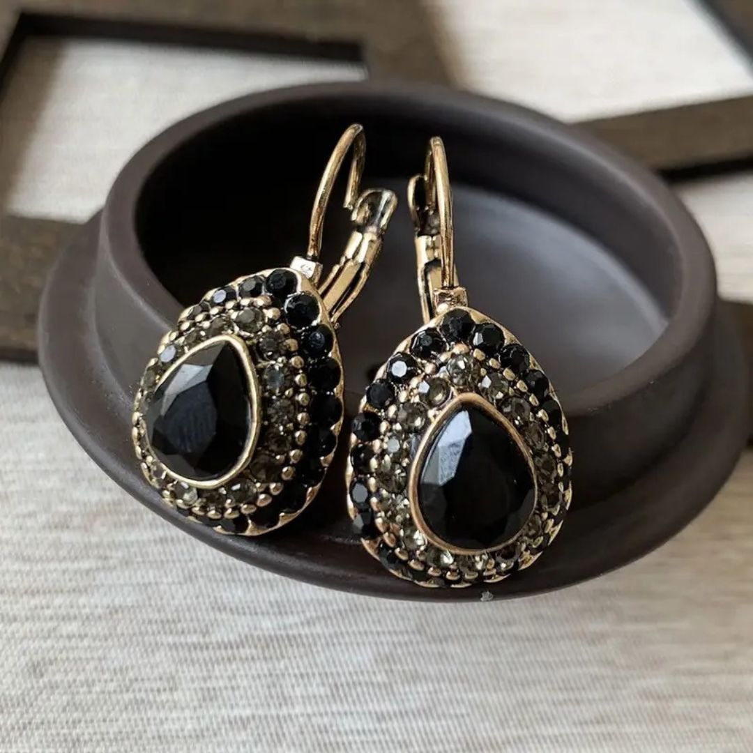 Boho Turquoise Teardrop Dangle Earrings - Diane Jewelry