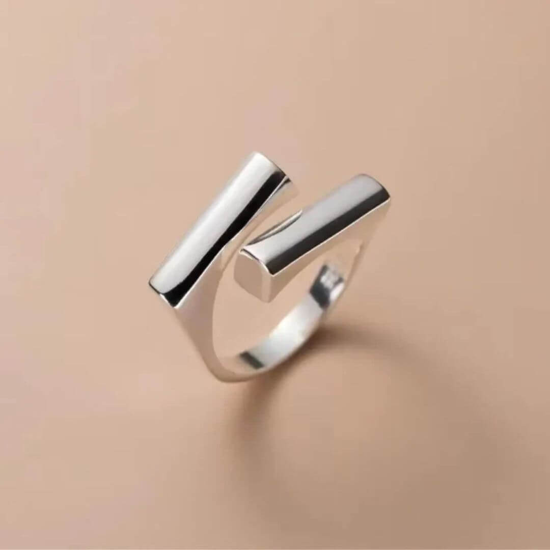 Sterling Silver Open Bar Ring - Diane Jewelry
