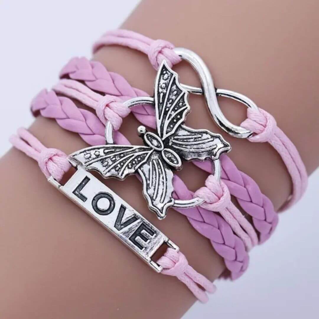 Butterfly Infinity Love Bracelet Women - Diane Jewelry