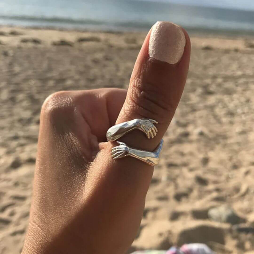 Adjustable Gold Hug Wrap Ring - Diane Jewelry