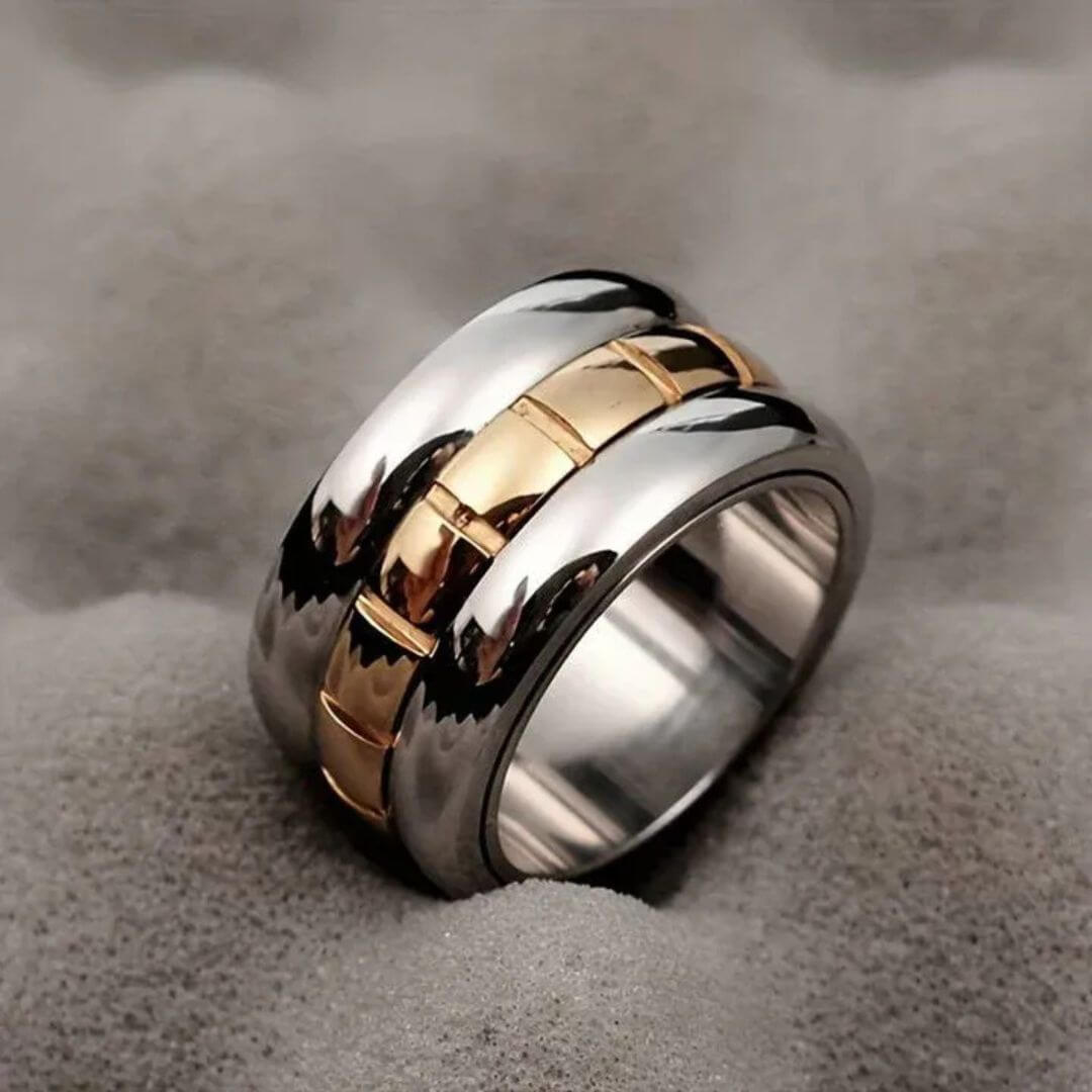 Chain Link Spinner Ring - Diane Jewelry