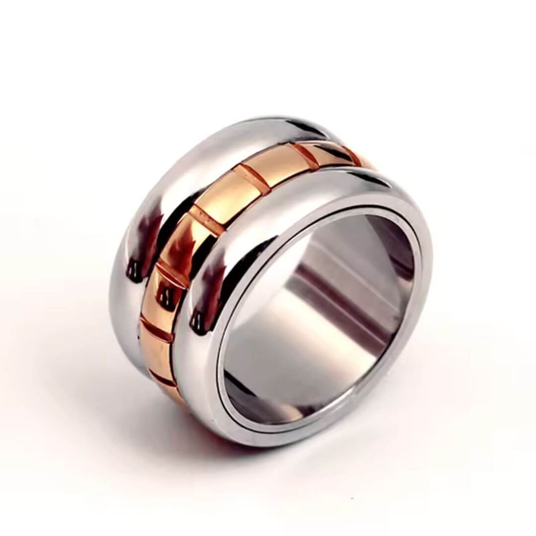 Chain Link Spinner Ring - Diane Jewelry