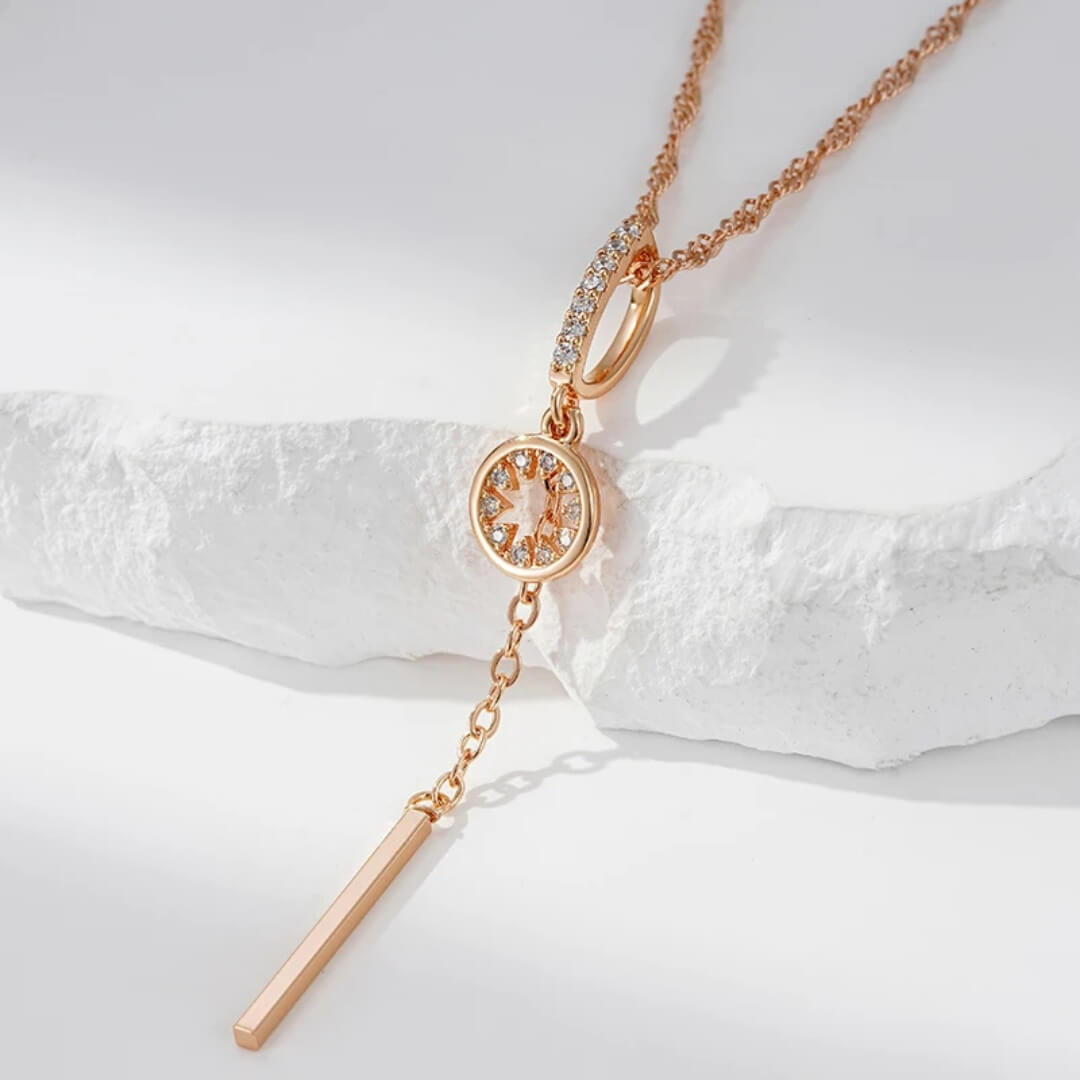 Elegant Drop Pendant Necklace - Diane Jewelry