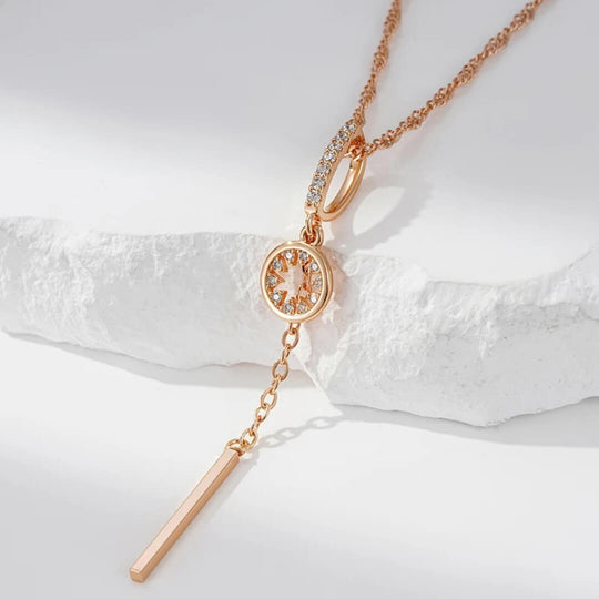 Elegant Drop Pendant Necklace - Diane Jewelry