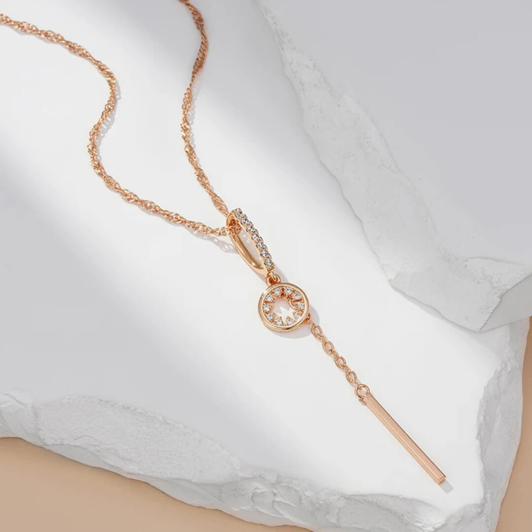Elegant Drop Pendant Necklace - Diane Jewelry
