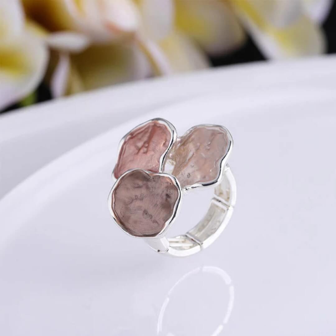 Abstract Enamel Statement Ring - Diane Jewelry