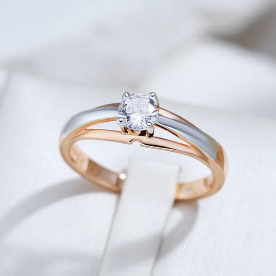 Classic Solitaire Engagement Ring - Diane Jewelry